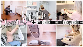 CLEAN WITH ME 2020 + 2 DELICIOUS & EASY DINNER RECIPES + COOK #WithMe // TIFFANI BEASTON HOMEMAKING