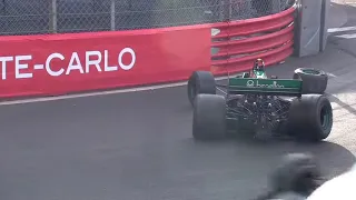 F1 Tyrrell 012 crash | Monaco Grand Prix Historique 2022