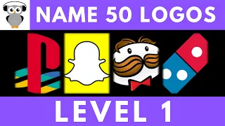 Guess The Logo Quiz - 50 Logos | Level 1 Easy | Logo Trivia
