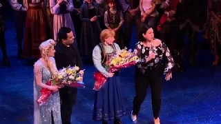 Frozen on Broadway Curtain Call - 2.16.2020 (Patti Murin, Caissie Levy, and Joe Carroll's Last Show)