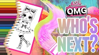 Guess The Next LOL OMG DIY Makeover Creating OMG Coloring Page