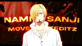 Sanji X Nami [AMV] | #OTAKU | 4k | Editz | MovementEditz | Short Clips | #anime