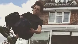 Tom Holland Doing Flips