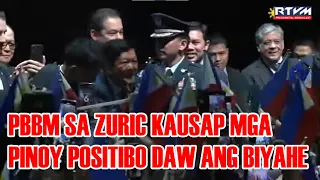 PBBM KAUSAP MGA PILIPINO SA ZURIC KASAMA SI MR DAWN ZULUETA GMA FLLAM ZANDRO SIMON VINNIE AT IBAPA