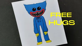 Have Your Own Huggy Wuggy || Craft For Horror Games Fans