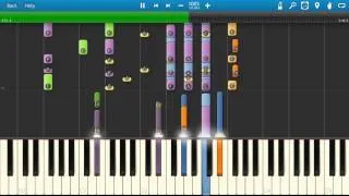 Spandau Ballet - Gold Piano Tutorial - How to play - Synthesia Cover