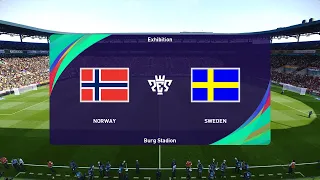 Norway vs Sweden (12/06/2022) UEFA Nations League PES 2021