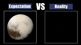 Dwarf planets through a telescope. Expectation and Reality