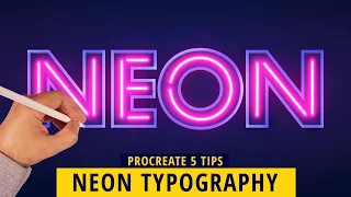 How To Create A Neon Effect In Procreate - Procreate Tips