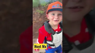 7 year old shows you how to do a dirt bike start!
