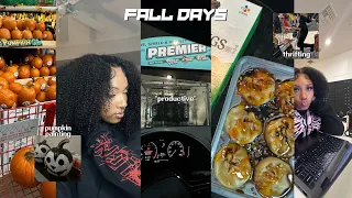 fall vlog | trying viral dumplings, pumpkin painting, thrifting, car wash + more!