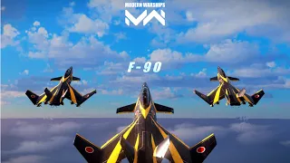 MODERN WARSHIPS:- f-90 Strike Fighter 🔥online matche gameplay it’s still good 🤷#modernwarships