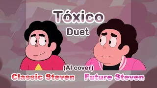 Classic & Future Steven duet - Tóxico [4x3] (AI cover) || Letra en Español