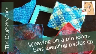 Weaving on a pin loom: continuous strand method basics, part 1