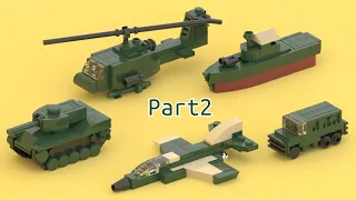 LEGO Military Mini Vehicles Part2(Animation＆Tutorial)