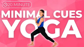 20 minute Power Vinyasa Yoga Flow | MINIMAL CUES Yoga