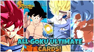 🔥ALL GOKU ULTIMATE CARDS IN DRAGON BALL LEGENDS 🔥