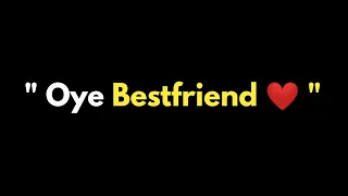 Oye Bestfriend - Tu Bahot Special Hai Yarr | friendship poetry | KKSB bestfriend day special