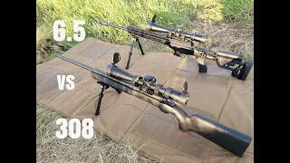 308 vs 6.5 creedmoor at 1000 yards!