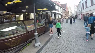 Вечерняя прогулка по Старому Городу Вильнюса, Литва - август 2021 / Vilnius Old Town Evening Walk