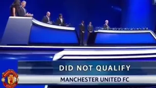 UEFA LAUGHS AT MANCHESTER UNITED IN CHAMPIONS LEAGUE DRAW