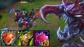 I BROKE THE HEALTH RECORD WITH HEARTSTEEL CHO'GATH! (BIGGER THAN TOWERS)