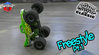 MASSIVE Field of RC Monster Trucks - Freestyle Pt.1 - 2022 Hall Bros. Racing Classic - Trigger King