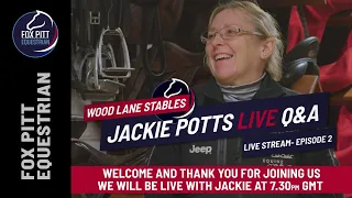 Jackie's back to answer more of your questions and talk to Alice about her life with horses