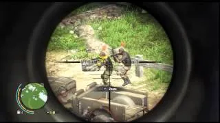 Far Cry 3 - "Ambush" Sniper Scene, Chase Truck, Prisoners, Vaas!, HD Gameplay PS3
