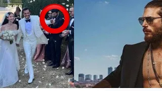 Can Yaman was seen at Özge Gürel's wedding!