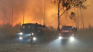 Владимирские пожарные в Мордовии