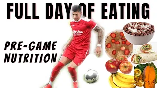 PRE GAME NUTRITION | SHOWING ALL MY MEALS AND TIPS!!