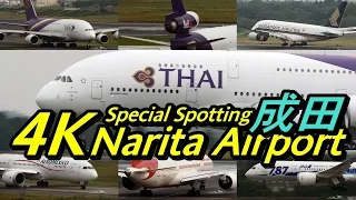 【4K】3Hour  3時間特別版～マロウド成田RWY16プラン～ Special Spotting@Narita