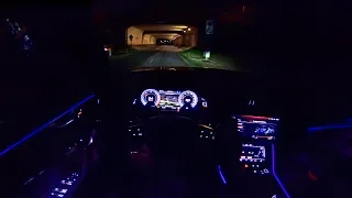 2019 Audi A6 Avant S-Line POV NIGHT DRIVE Ambient LIGHTING by AutoTopNL