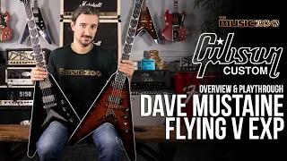 Gibson Custom Shop Dave Mustaine Flying V EXP Overview & Playthrough!