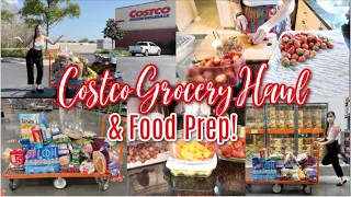 New at Costco Haul & Food Prep! Large Grocery Haul With Prices And Fun Stuff. Ingredient Prep
