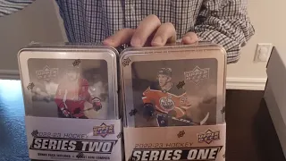2022-23 Upper Deck Series 1 and Series 2 Tins