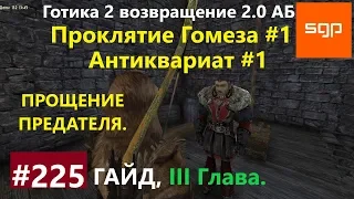 #225 АНТИКВАРИАТ, ПРОКЛЯТИЕ ГОМЕЗА, ПРОЩЕНИЕ ПРЕДАТЕЛЯ. Готика 2 возвращение 2.0 АБ 2020. ВСЕ КВЕСТЫ