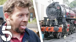 Can Boiler Chief Mark Fix A Historic American Steam Train? | The Yorkshire Steam Railway | Channel 5