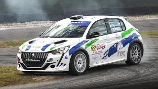 208hp/290Nm Peugeot 208 Rally4 Car: 3-Cylinder Turbo Engine Sound & Crackles