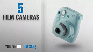 Top 10 Film Cameras [2018]: instax Mini 9 Camera with 10 Shots - Ice Blue,70100135871