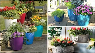 🌷 Unusual garden ideas: Beautiful flower pots/flowerpots for your garden