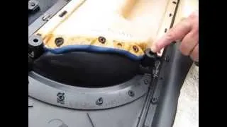 New Beetle interior door panel repair with JB Weld