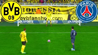 FIFA 23 - PSG VS DORTMUND I PENALTY SHOOTOUT I FINAL CHAMPIONS LEAGUE 2023 I