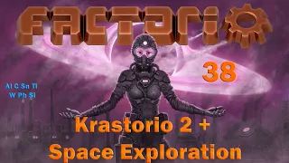 Factorio. Krastorio 2 + Space Exploration. Перестройка станций LTN. 38