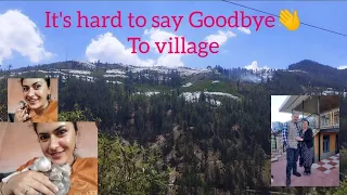 it's hard to say goodbye ||chopal to shimla ||travel vlog #travel #vlog