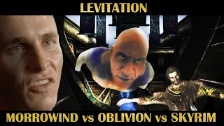 Levitation in Oblivion VS Skyrim VS Morrowind