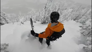 First Run of Deep Week Day 3 - Skiing at Stevens Pass 3-2-2024