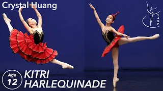 YAGP 2021 Dallas Semi-Final First Place Classical - Crystal Huang - Harlequinade & Kitri - Age 12