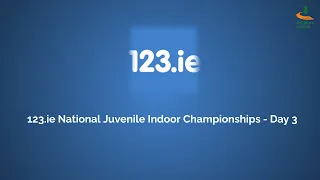 123.ie National Juvenile Indoor Championships - Day 3